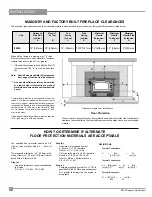 Preview for 8 page of Regency I1205S Owners & Installation Manual