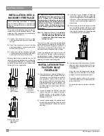 Preview for 10 page of Regency I1205S Owners & Installation Manual