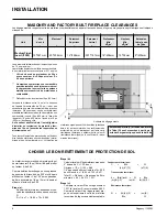 Preview for 36 page of Regency I1205S Owners & Installation Manual