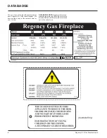 Предварительный просмотр 4 страницы Regency I31-LPG3 Owners & Installation Manual