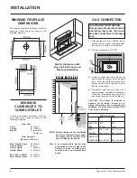 Предварительный просмотр 6 страницы Regency I31-LPG3 Owners & Installation Manual