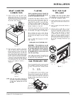 Предварительный просмотр 7 страницы Regency I31-LPG3 Owners & Installation Manual