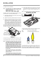 Предварительный просмотр 10 страницы Regency I43-LPG1 Owners & Installation