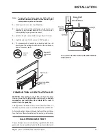 Предварительный просмотр 11 страницы Regency I43-LPG1 Owners & Installation