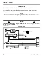 Предварительный просмотр 22 страницы Regency IG34 Owners & Installation