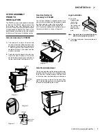 Предварительный просмотр 7 страницы Regency Kingston F3502B Owners & Installation Manual