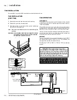 Предварительный просмотр 14 страницы Regency Kingston F3502B Owners & Installation Manual