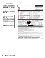 Preview for 4 page of Regency L234-LP10 Owners & Installation Manual