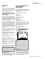 Preview for 9 page of Regency L234-LP10 Owners & Installation Manual