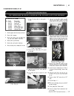 Preview for 17 page of Regency L234-LP10 Owners & Installation Manual