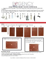 Preview for 1 page of Regency LEGACY STORAGE CABINET LSC2935 Instructions