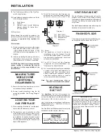 Предварительный просмотр 9 страницы Regency Liberty Gas Fireplace L676-LP1 Owners & Installation Manual