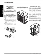 Предварительный просмотр 12 страницы Regency Liberty L676 Owners & Installation Manual