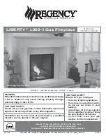 Regency Liberty L900 Gas Fireplace L900-LP1 Owners & Installation Manual preview