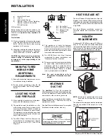 Preview for 8 page of Regency LIBERTY L900E-LP Owners & Installation Manual