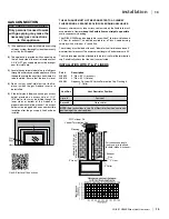 Предварительный просмотр 13 страницы Regency liberty LRI3E Owners & Installation Manual