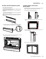 Предварительный просмотр 33 страницы Regency liberty LRI3E Owners & Installation Manual