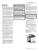 Предварительный просмотр 37 страницы Regency liberty LRI3E Owners & Installation Manual