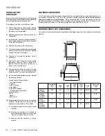 Предварительный просмотр 20 страницы Regency Liberty LRI4E series Owners & Installation Manual