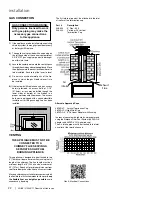 Предварительный просмотр 22 страницы Regency Liberty LRI4E series Owners & Installation Manual