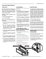 Предварительный просмотр 25 страницы Regency MANSFIELD L850B ST Owners & Installation Manual