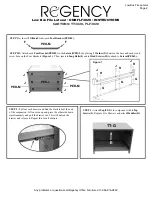 Preview for 2 page of Regency ONBFLF3020 Instructions