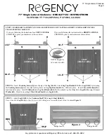 Предварительный просмотр 3 страницы Regency ONCSLF7124 Instructions Manual