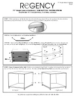 Предварительный просмотр 4 страницы Regency ONCSLF7124 Instructions Manual