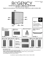 Regency ONHD3033 Instructions предпросмотр