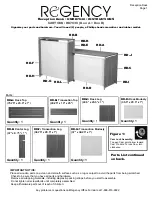 Regency ONRD7630 Instructions Manual preview