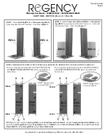 Предварительный просмотр 4 страницы Regency ONRD7630 Instructions Manual