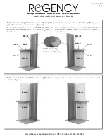 Предварительный просмотр 5 страницы Regency ONRD7630 Instructions Manual