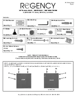 Preview for 2 page of Regency ONRT3624 Instructions