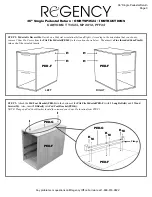 Предварительный просмотр 3 страницы Regency ONRTSP3624 Instructions