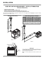 Предварительный просмотр 18 страницы Regency P121-LP1 Owners & Installation Manual