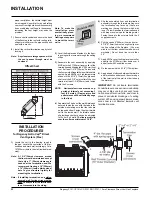 Предварительный просмотр 22 страницы Regency P121-LP1 Owners & Installation Manual