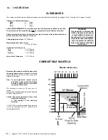 Предварительный просмотр 12 страницы Regency P121-LP10 Owners & Installation Manual