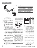 Предварительный просмотр 24 страницы Regency P121-LP2 Owners & Installation Manual