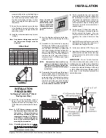 Предварительный просмотр 21 страницы Regency P121-LPG Owners & Installation Manual