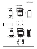 Предварительный просмотр 7 страницы Regency P121LC Owners & Installation Manual