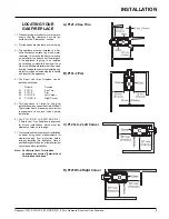 Предварительный просмотр 9 страницы Regency P121LC Owners & Installation Manual