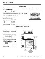 Предварительный просмотр 10 страницы Regency P121LC Owners & Installation Manual