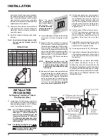 Предварительный просмотр 24 страницы Regency P121LC Owners & Installation Manual