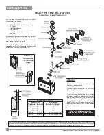 Предварительный просмотр 20 страницы Regency P33E-4 Owners & Installation Manual