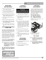 Предварительный просмотр 55 страницы Regency P33E-4 Owners & Installation Manual