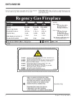 Предварительный просмотр 4 страницы Regency P33LPG3-R Owners & Installation Manual