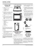 Предварительный просмотр 6 страницы Regency P33LPG3-R Owners & Installation Manual