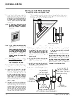 Предварительный просмотр 12 страницы Regency P33LPG3-R Owners & Installation Manual