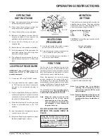 Предварительный просмотр 39 страницы Regency P33LPG3-R Owners & Installation Manual