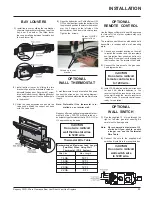 Предварительный просмотр 25 страницы Regency P33R-LP2 Owners & Installation Manual